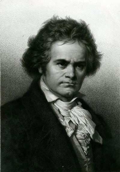 Retrato de Beethoven de Carl Jager